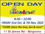 LEARN & PLAY OPEN DAY