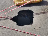 Sinkhole forces closure of road in Southernwood
