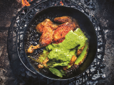 Braai recipe with Herman Lensing's juicy brick chicken
