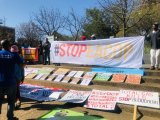 Climate protesters demand reparations from Standard Bank for fossil fuel investments