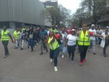 Daybreak Foods workers march for TERS funds