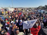 Crowds protest as man appears in court for murder of 12-year-old girl