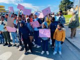 Youngsters march to raise awareness about protection of environment