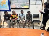 Homeowner catches four nine-year-old boys in connection with crime spree