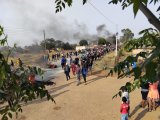 Municipal buildings torched as electricity protest descends into chaos