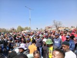 Hundreds shut down Soweto mall after e-hailing driver shot dead and set alight