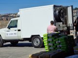 Medical refrigeration vehicle found transporting cement