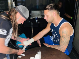 Son Shannon's charger Thompson defeats dad Gert's boxer Potgieter in SA heavyweight title