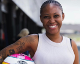 From make-up brush to the race track, Simphiwe turns heads with her need for speed