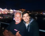 Father and son on drive to help big cats