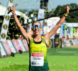 Gerda Steyn has two options for rare Comrades Up-Down pairing triumph