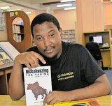 Author uses literature to spark reflection, reclaim African identity