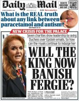 23 September 2025: ‘Will the King banish Fergie over Epstein ties amid Royal Lodge scandal?’ and (…)