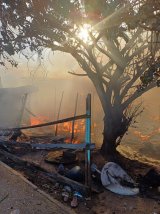 Forty families without homes after blaze at Plett informal settlement