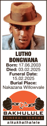 LUTHO BONGWANA