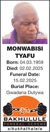 MONWABISI TYAFU