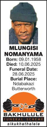 MLUNGISI NOMANYANA