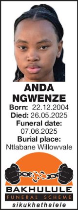 ANDA NGWENZE