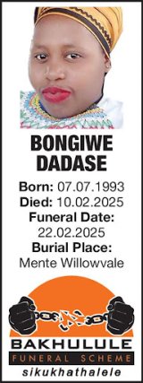 BONGIWE DADASE