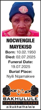 NOCWENGILE MAYEKISO