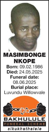 MASIMBONGE NKOPE