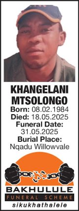KHANGELANI MTSOLONGO