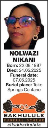 NOLWAZI NIKANI