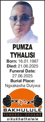 PUMZA TYHALISI