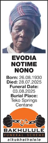 EVODIA NOTIME NONO