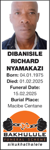 DIBANISILE RICHARD NYAMAKAZI