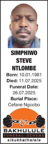 SIMPHIWO STEVE NTLOMBE