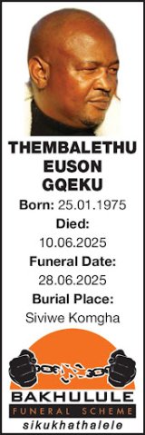 THEMBALETHU EUSON GQEKU