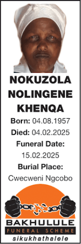 NOKUZOLA NOLINGE KHENQA