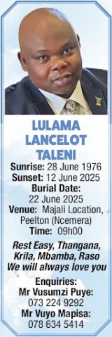 LULAMA LANCELOT TALENI