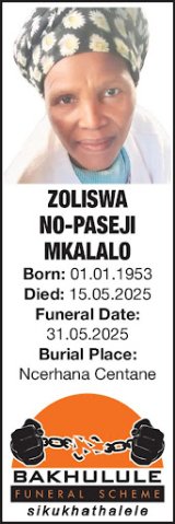 ZOLISWA NO-PASEJI MKALALO