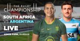 LIVE: Springboks vs Los Pumas