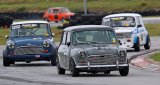 Classic minis in action at Aldo Scribante Raceway