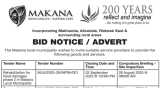 MAKANA MUNICIPALITY: BID NOTICE