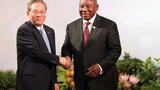 Li Qiang and Cyril Ramaphosa discuss cooperation at G20 Summit