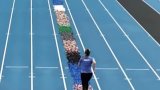 Health scare leads mom to world record: Barefoot run on Lego bricks. On purpose.