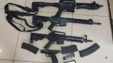 Semi-automatic rifles and 104 bullets: Security officers arrested for attacking motorist