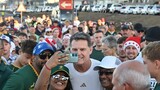 Springbok coach Johan Rassie Erasmus leads festive Christmas morning walk in Blouberg