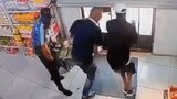 WATCH | Quick-thinking employee traps would-be robbers in shop