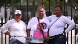 Muizenberg residents chain themselves to Parliament in protest against gang violence