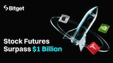 Bitget’s Stock Futures Volume exceeds $1 billion