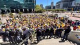 Chaos erupts during service delivery march to civic centre