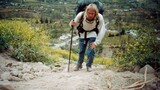 He set out to walk around the world. After 27 years, his quest is nearly over