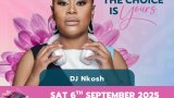 DJ Nkosh Brings the Beat to Celebrate Women’s Power at ‘The Choice is Yours’ 2025