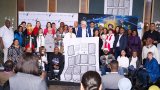 Premier Alan Winde accepts Scroll of Messages against GBV at Artscape Women’s Humanity Festival