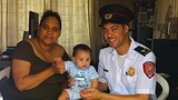 Heroic firefighter saves choking baby in Brackenfell
